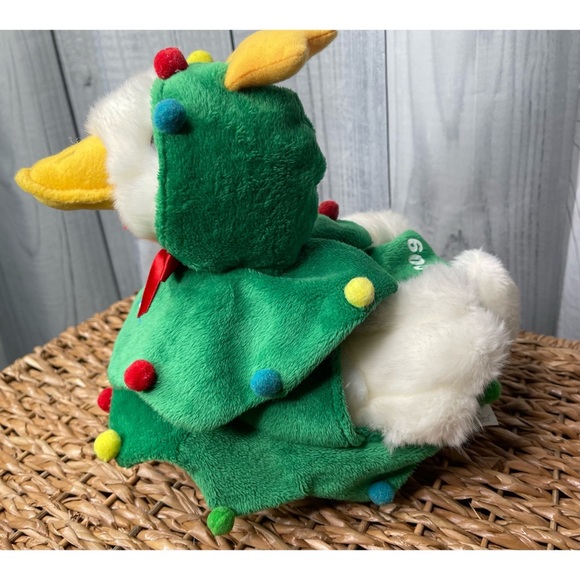 AFLAC 2009 Collectible Talking Light Up Plush Duck Christmas Tree **WORKS Tags - Picture 4 of 11